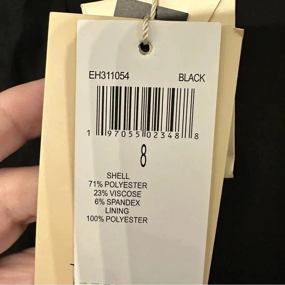 Elie Tahari Double Breasted Long Sleeve Black Blazer Jacket Size 8 NWT - Picture 7 of 10